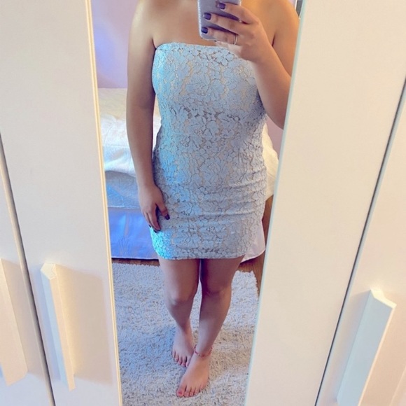 By The Way Revolve Lace Mini Dress - Picture 4 of 8